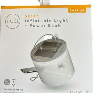 MPOWERD Luci Base: All-in-One Solar Inflatable Light + Phone Charger